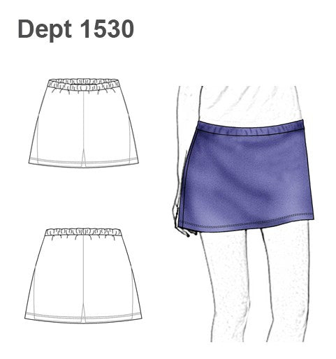 MOLDE DEPORTE FALDA SHORT 1530