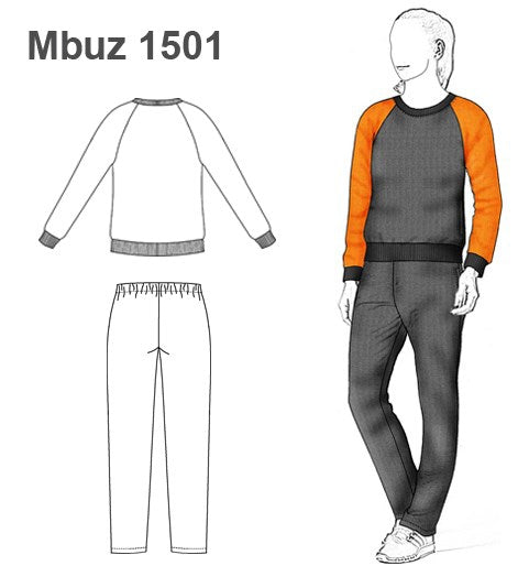 MOLDE SUDADERA / BUZO BASICO MUJER 1501