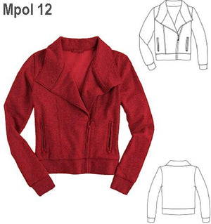 MOLDE POLERON CHAQUETA MUJER 0912