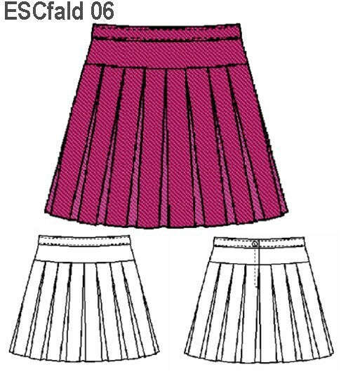 MOLDE FALDA TABLAS ESCOLAR 0906