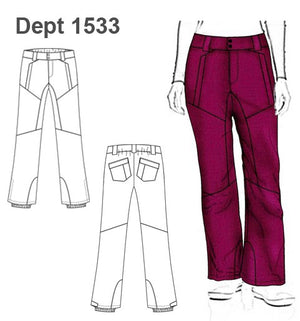 MOLDE DEPORTE PANTALON ESQUI 1533