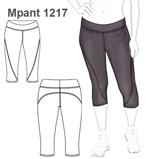MOLDE PANTALON CALZA MUJER 1217