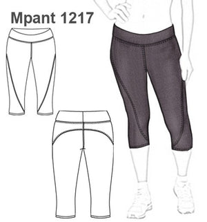 MOLDE PANTALON CALZA MUJER 1217