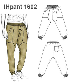 MOLDE PANTALON BABUCHA NIÑO 1602