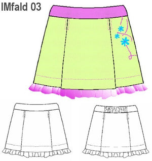 MOLDE FALDA EVASE NIÑA 0903