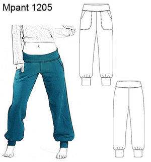 MOLDE PANTALON BABUCHA MUJER 1205