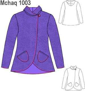 MOLDE CHAQUETA POLAR MUJER 1003