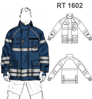 MOLDE CHAQUETA BOMBERO RT 1602