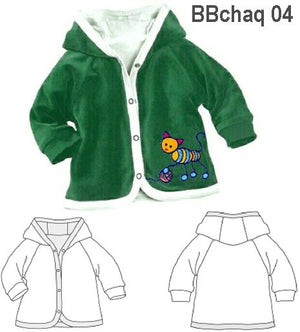 MOLDE CHAQUETA  POLAR BEBE 0904