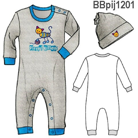 MOLDE PIJAMA ENTERITO BEBE 1201