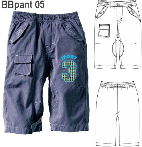 MOLDE PANTALON BEBE 0905