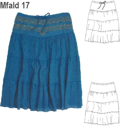 MOLDE FALDA RECOGIDA MUJER 0917