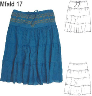 MOLDE FALDA RECOGIDA MUJER 0917