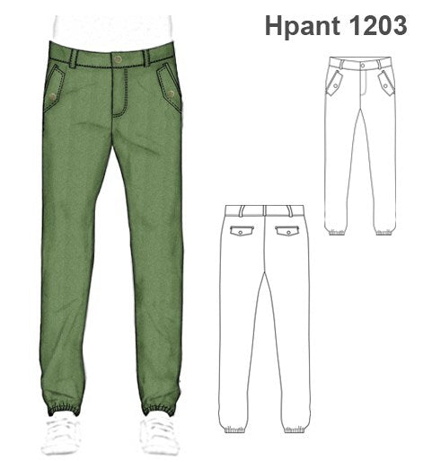 MOLDE PANTALON  HOMBRE 1203