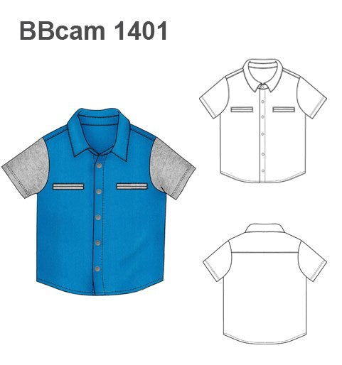 MOLDE CAMISA BEBE 1401