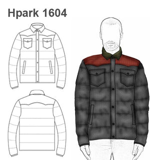 MOLDE PARKA HOMBRE 1604