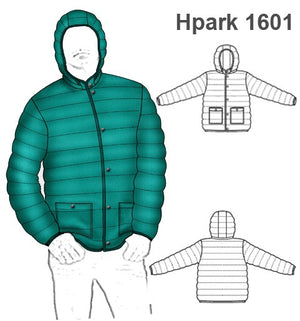 MOLDE PARKA CORTA HOMBRE 1601