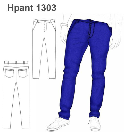 MOLDE PANTALON  HOMBRE 1303
