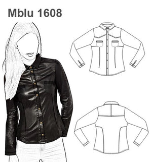 MOLDE BLUSA CAMISA MUJER 1608