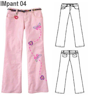 MOLDE PANTALON CLASICO NIÑA 0904