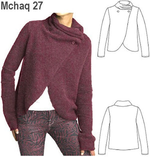 MOLDE CHAQUETA CRUZADA MUJER 0927