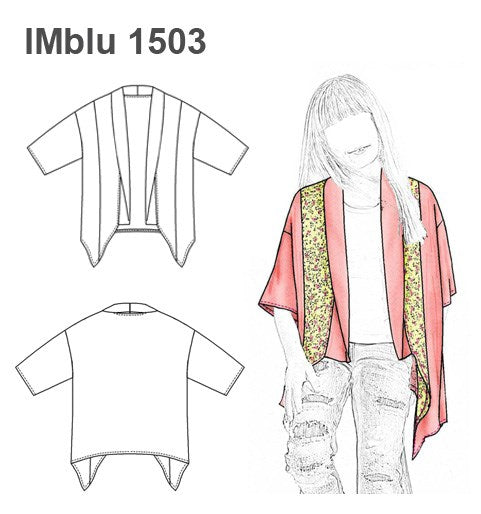 MOLDE BLUSA KIMONO NIÑA 1503