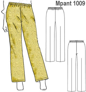 MOLDE PANTALON BASICO MUJER 1009