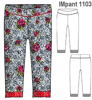 MOLDE PANTALON CALZA NIÑA 1103