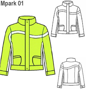 MOLDE PARKA MUJER 0901
