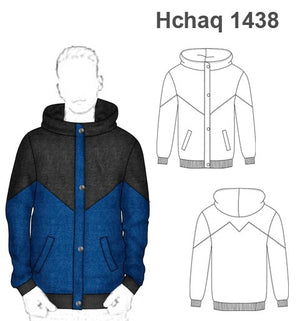 MOLDE CHAQUETA POLAR HOMBRE 1438