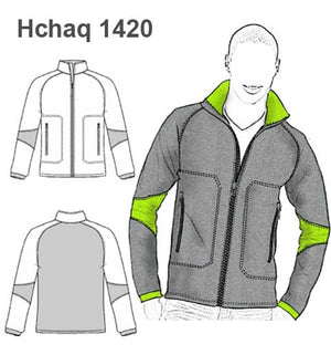 MOLDE CHAQUETA POLAR HOMBRE 1420
