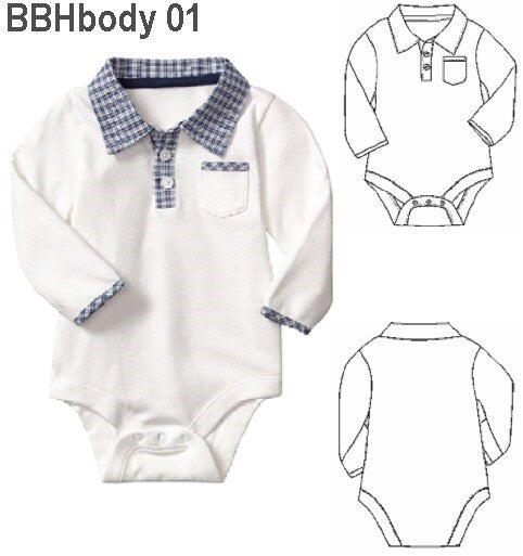 MOLDE BODY CAMISA BEBE H0901