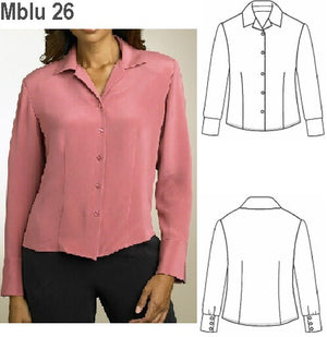 MOLDE BLUSA CAMISA MUJER 0926