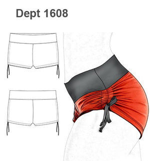 MOLDE DEPORTE SHORT POLE DANCE 1608