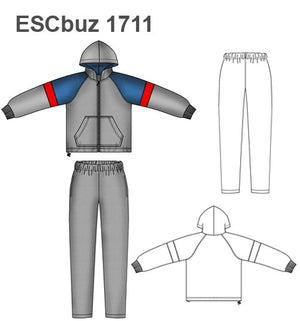 MOLDE SUDADERA / BUZO ESCOLAR 1711