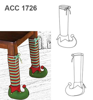 MOLDE CUBRE PATAS SILLA NAVIDAD ACC 1726