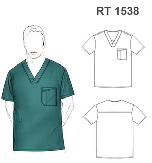 MOLDE CAMISA MEDICO RT 1538