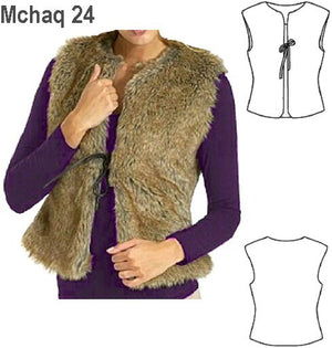 MOLDE CHAQUETA PIEL MUJER 0924