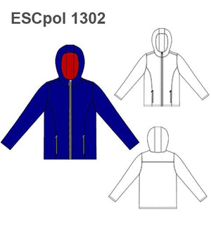 MOLDE POLERON CHAQUETA ESCOLAR 1302