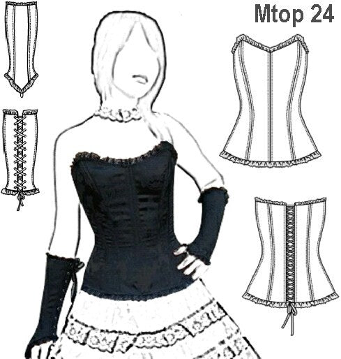 MOLDE TOP CORSET MUJER 0924