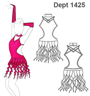 MOLDE MALLA BAILE 1425