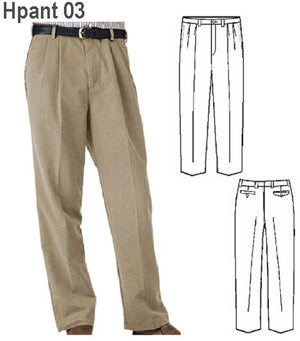 MOLDE PANTALON CLASICO HOMBRE 0903