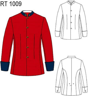 MOLDE CHAQUETA GALA BOMBERO RT 1009