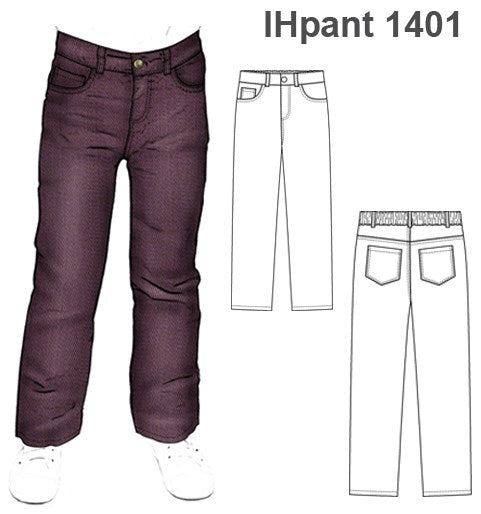 MOLDE PANTALON JEANS NIÑO 1401