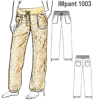 MOLDE PANTALON BASICO NIÑA 1003