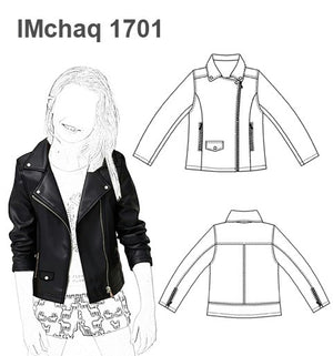 MOLDE CHAQUETA CAZADORA NIÑA 1701