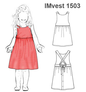 MOLDE VESTIDO SOLERA NIÑA 1503