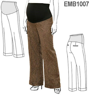 MOLDE PANTALON MATERNAL 1007