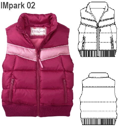 MOLDE PARKA CHALECO NIÑA 0902