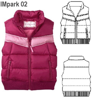 MOLDE PARKA CHALECO NIÑA 0902
